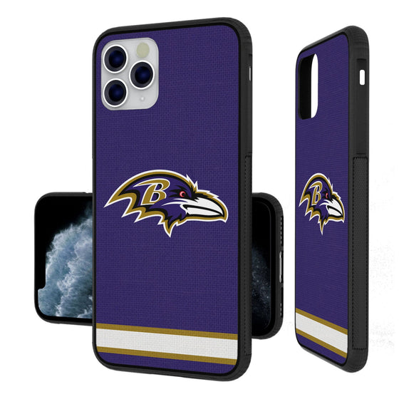 Baltimore Ravens Stripe Bumper Case - 757 Sports Collectibles