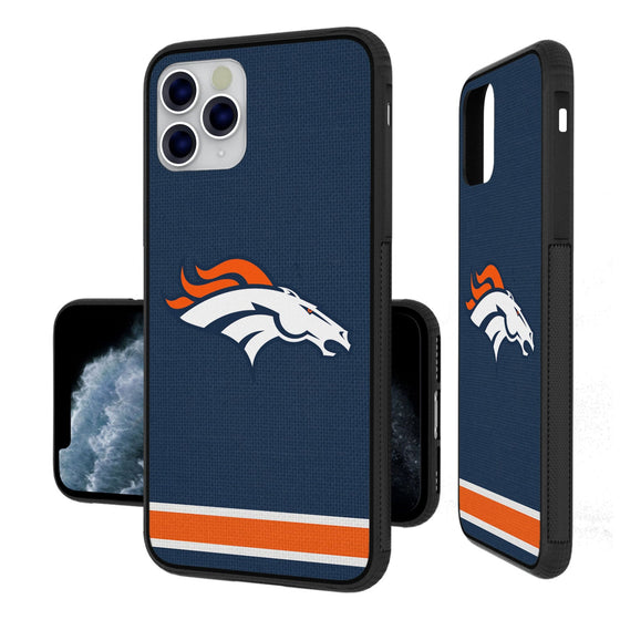 Denver Broncos Stripe Bumper Case - 757 Sports Collectibles