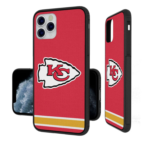 Kansas City Chiefs Stripe Bumper Case - 757 Sports Collectibles