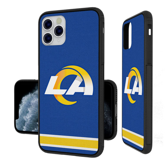 Los Angeles Rams Stripe Bumper Case - 757 Sports Collectibles