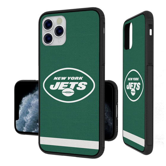 New York Jets Stripe Bumper Case - 757 Sports Collectibles