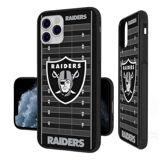 Las Vegas Raiders Football Field Bumper Case - 757 Sports Collectibles