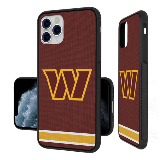 Washington Commanders Stripe Bumper Case - 757 Sports Collectibles