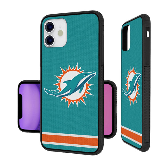 Miami Dolphins Stripe Bumper Case - 757 Sports Collectibles