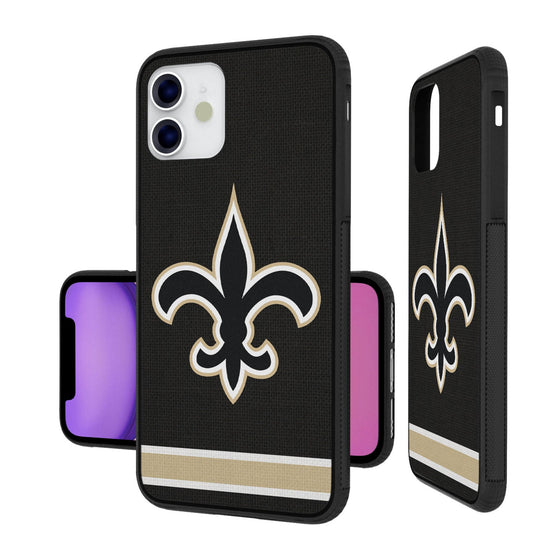 New Orleans Saints Stripe Bumper Case - 757 Sports Collectibles
