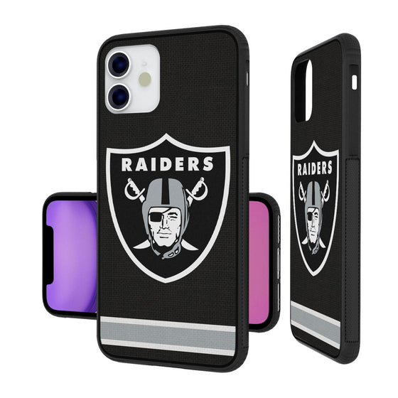 Las Vegas Raiders Stripe Bumper Case - 757 Sports Collectibles