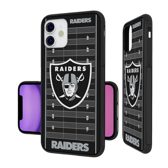 Las Vegas Raiders Football Field Bumper Case - 757 Sports Collectibles