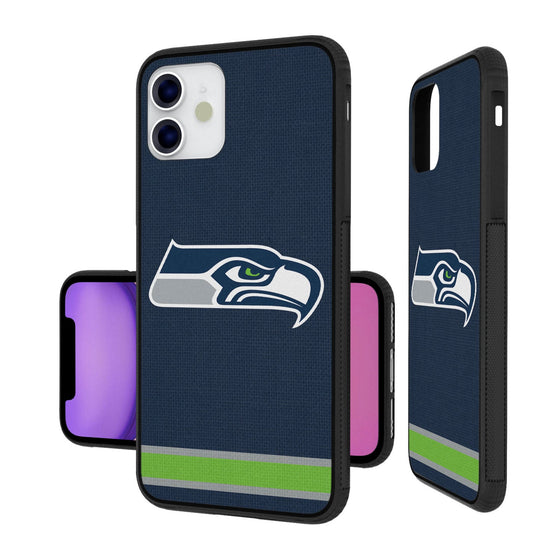 Seattle Seahawks Stripe Bumper Case - 757 Sports Collectibles