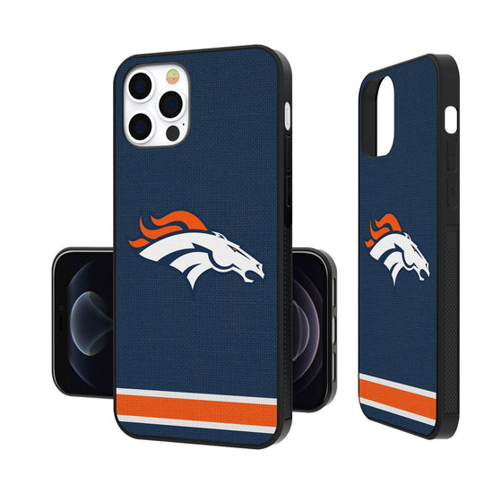 Denver Broncos Stripe Bumper Case - 757 Sports Collectibles