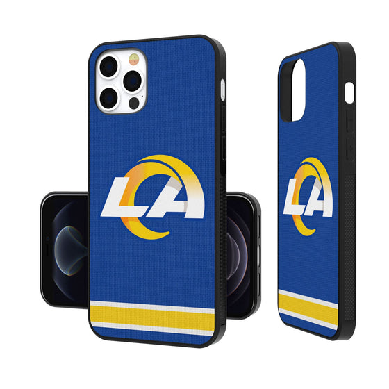 Los Angeles Rams Stripe Bumper Case - 757 Sports Collectibles