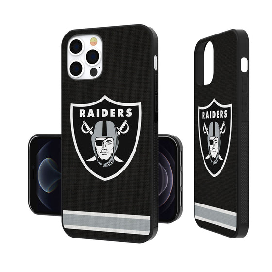 Las Vegas Raiders Stripe Bumper Case - 757 Sports Collectibles