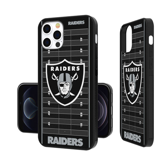 Las Vegas Raiders Football Field Bumper Case - 757 Sports Collectibles