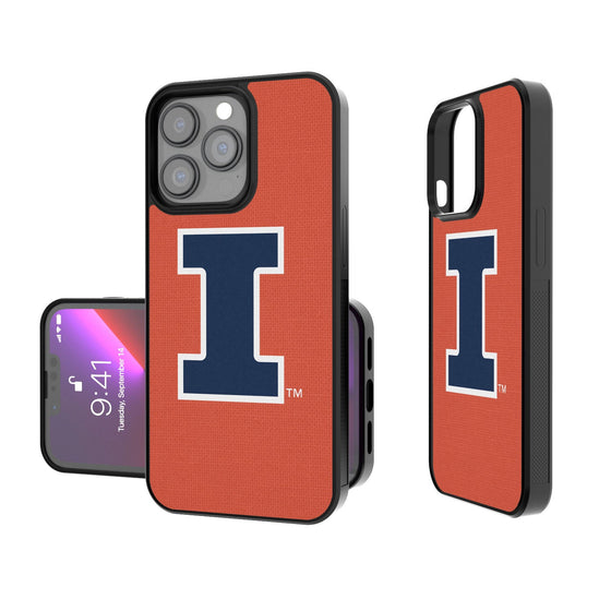 Illinois Fighting Illini Solid Bumper Case-0