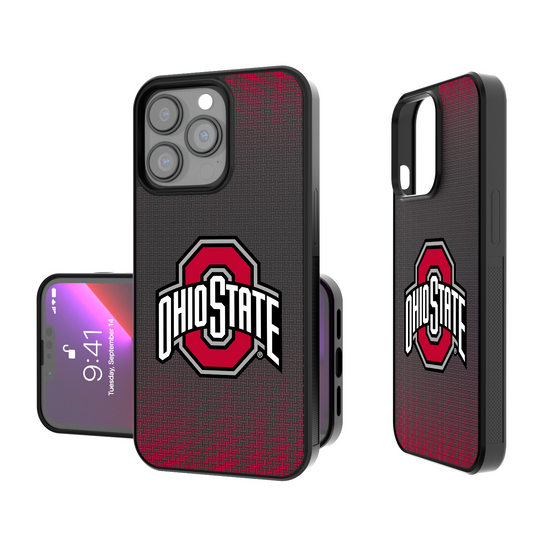 Ohio State Buckeyes Linen Bump Phone Case-0