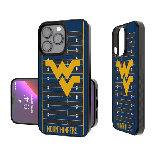 West Virginia Mountaineers Football Field Bumper Case-0