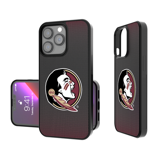 Florida State Seminoles Linen Bump Phone Case-0