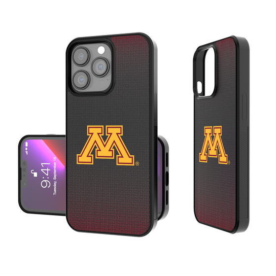 Minnesota Golden Gophers Linen Bump Phone Case-0