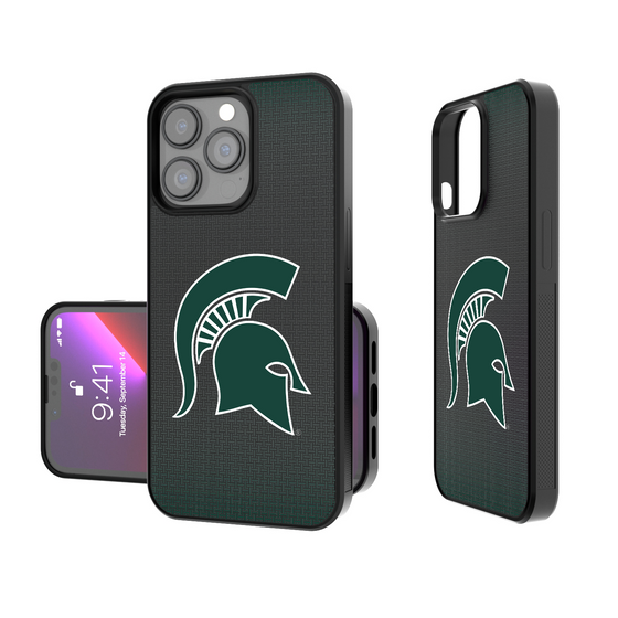 Michigan State Spartans Linen Bump Phone Case-0