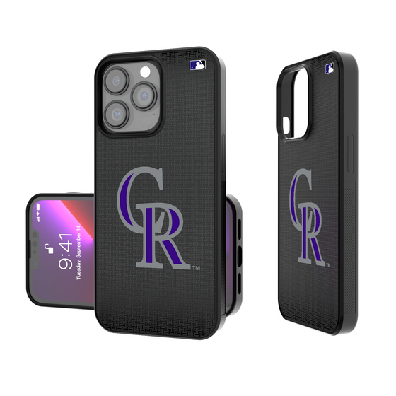 Colorado Rockies Linen Bump Phone Case-0