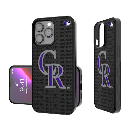 Colorado Rockies Blackletter Bumper Case - 757 Sports Collectibles