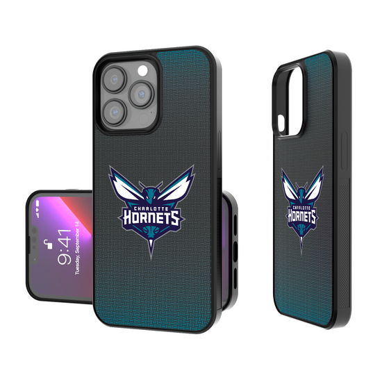 Charlotte Hornets Linen Bump Phone Case-0