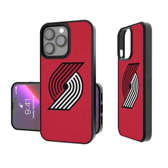 Portland Trail Blazers Solid Bumper Case-0