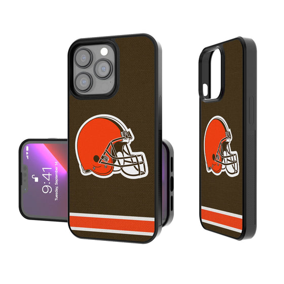 Cleveland Browns Stripe Bumper Case - 757 Sports Collectibles