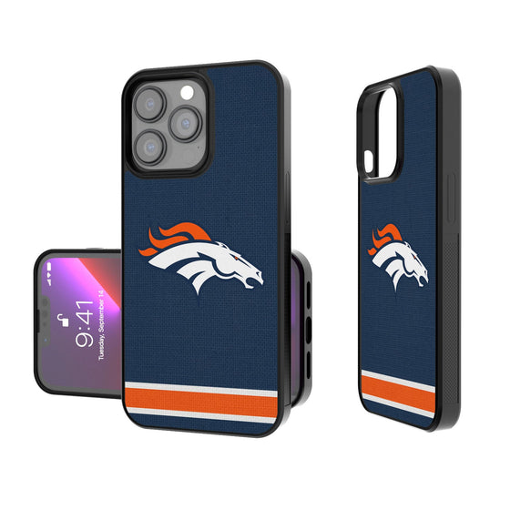 Denver Broncos Stripe Bumper Case - 757 Sports Collectibles