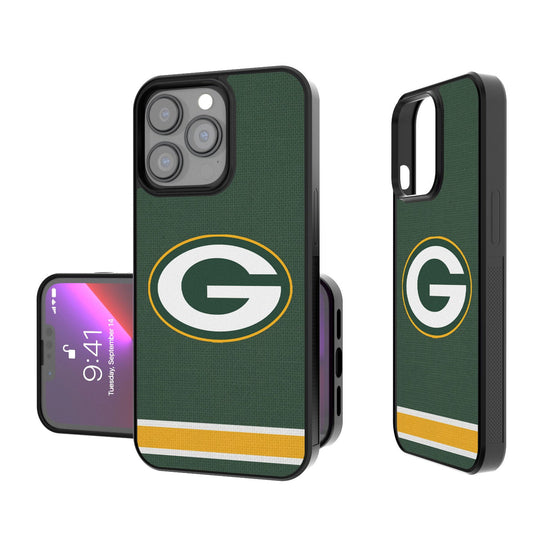 Green Bay Packers Stripe Bumper Case - 757 Sports Collectibles