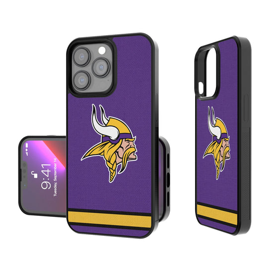 Minnesota Vikings Stripe Bumper Case - 757 Sports Collectibles