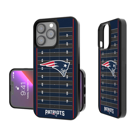 New England Patriots Football Field Bumper Case - 757 Sports Collectibles