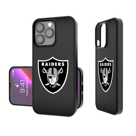 Las Vegas Raiders Linen Bump Phone Case-0