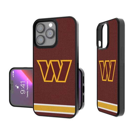 Washington Commanders Stripe Bumper Case - 757 Sports Collectibles