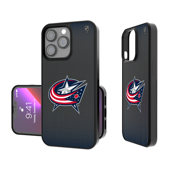 Columbus Blue Jackets Linen Bump Phone Case-0