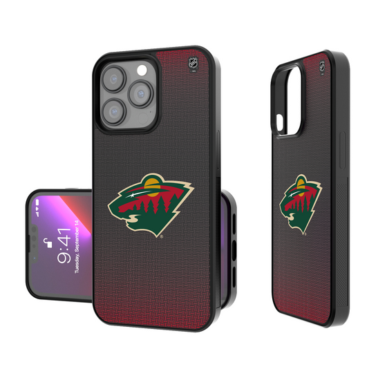 Minnesota Wild Linen Bump Phone Case-0