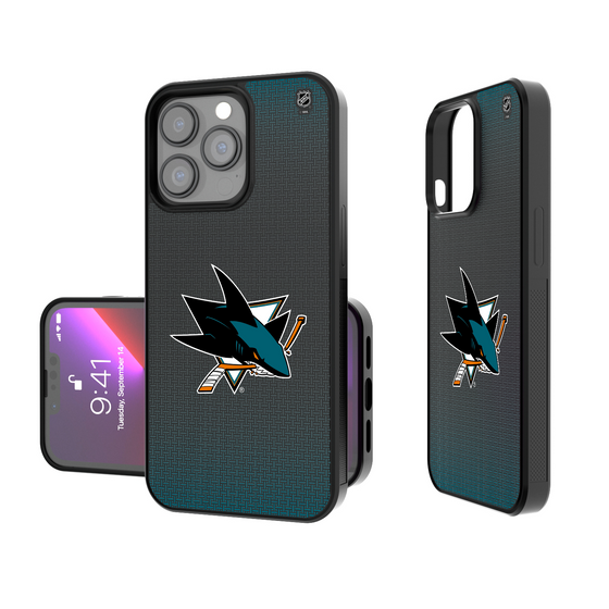 San Jose Sharks Linen Bump Phone Case-0