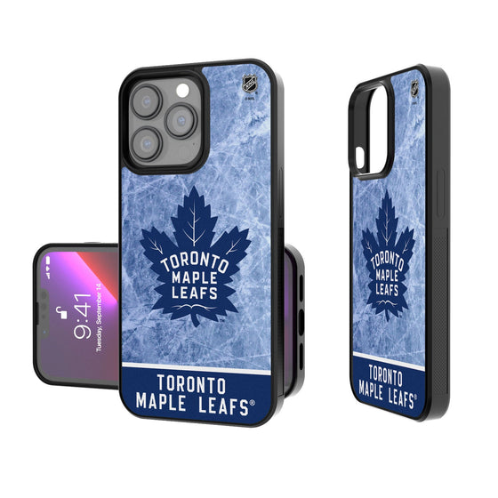 Toronto Maple Leafs Ice Wordmark Bumper Case-0