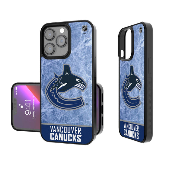 Vancouver Canucks Ice Wordmark Bumper Case-0