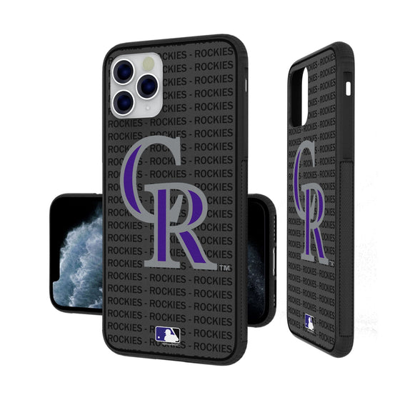 Colorado Rockies Blackletter Bumper Case - 757 Sports Collectibles