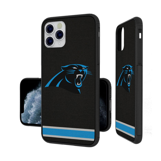 Carolina Panthers Stripe Bumper Case - 757 Sports Collectibles