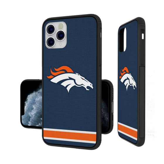 Denver Broncos Stripe Bumper Case - 757 Sports Collectibles