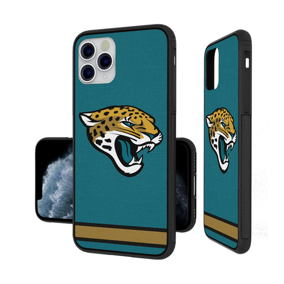 Jacksonville Jaguars Stripe Bumper Case - 757 Sports Collectibles