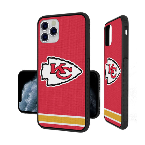 Kansas City Chiefs Stripe Bumper Case - 757 Sports Collectibles