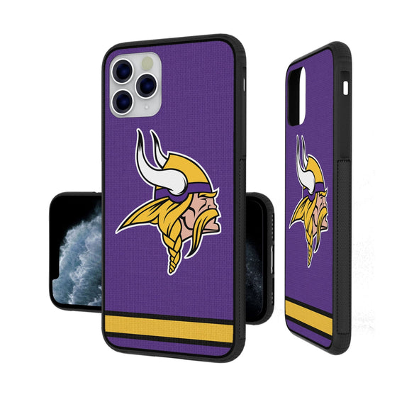 Minnesota Vikings Stripe Bumper Case - 757 Sports Collectibles