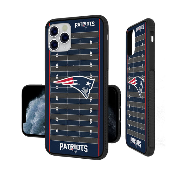 New England Patriots Football Field Bumper Case - 757 Sports Collectibles