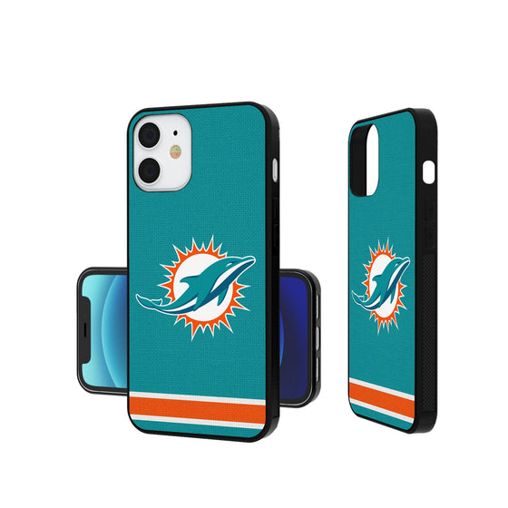 Miami Dolphins Stripe Bumper Case - 757 Sports Collectibles