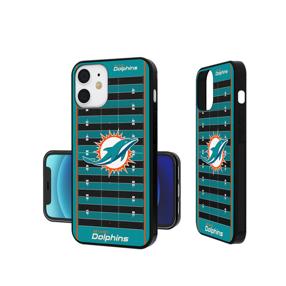 Miami Dolphins Football Field Bumper Case - 757 Sports Collectibles