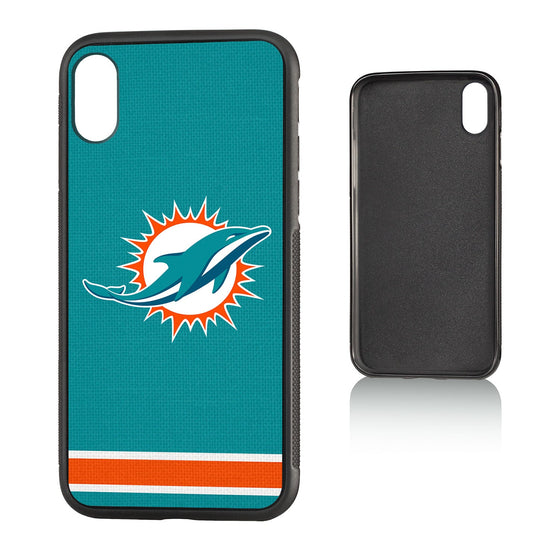 Miami Dolphins Stripe Bumper Case - 757 Sports Collectibles