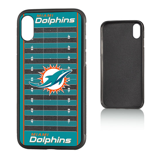 Miami Dolphins Football Field Bumper Case - 757 Sports Collectibles