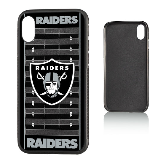 Las Vegas Raiders Football Field Bumper Case - 757 Sports Collectibles